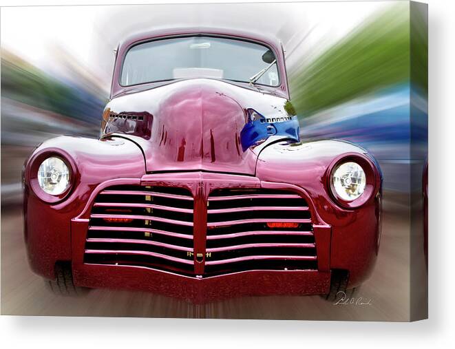 Photography Canvas Print featuring the photograph Old Time Chevrolet by Frederic A Reinecke