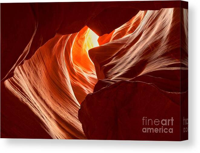 Woman In The Canyon Canvas Print featuring the photograph Old Woman In The Canyon by Adam Jewell