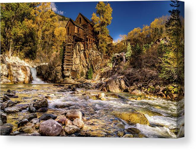 Crystal Canvas Print featuring the photograph On the Rocks by Chuck Rasco Photography