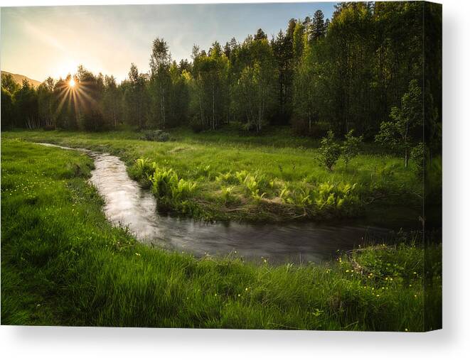 Summer Canvas Print featuring the photograph One Day Of Summer by Tor-Ivar Naess