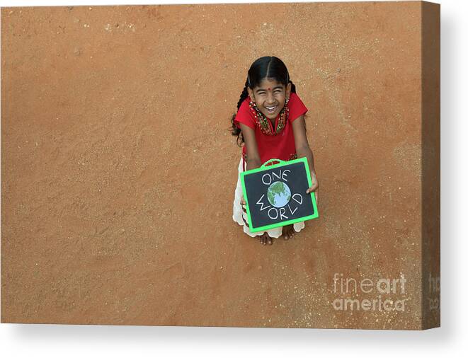 Indian Canvas Print featuring the photograph Oneness by Tim Gainey