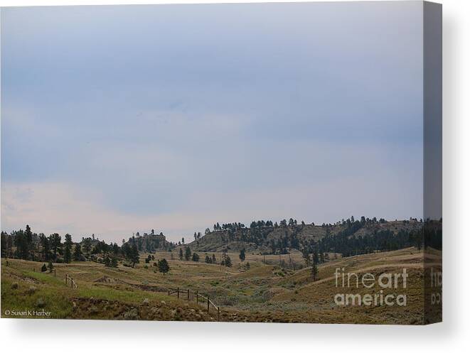 Montana Canvas Print featuring the photograph Open Range Montana by Susan Herber
