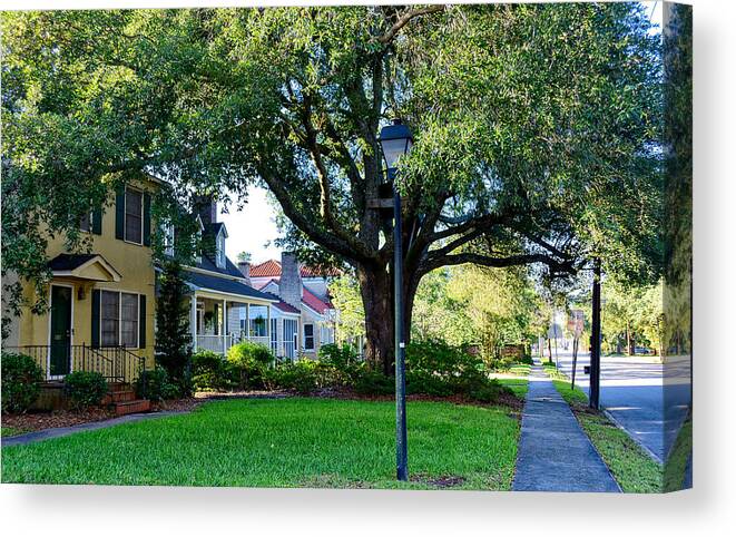 Street Canvas Print featuring the photograph Ordinary Day by Linda Brown