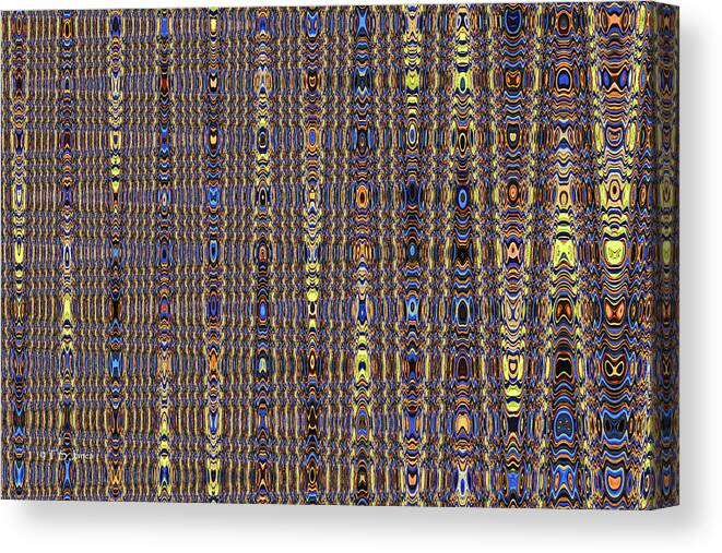 Out Door Kiln Abstract Canvas Print featuring the digital art Out Door Kiln Abstract by Tom Janca