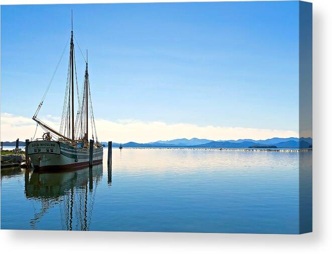 Vermont Canvas Print featuring the photograph Out of the Blue by Mike Reilly