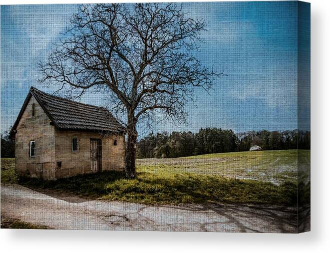 Farm Canvas Print featuring the photograph Out on the Farm by Digital Art Cafe