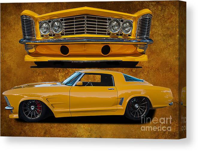 Auto Canvas Print featuring the photograph Outstanding Riviera by Jim Hatch