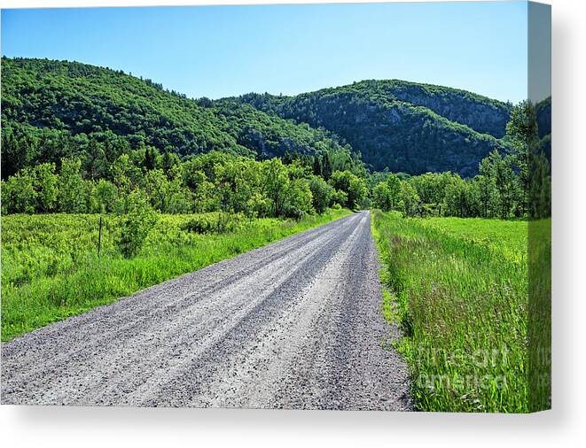 Nina Stavlund Canvas Print featuring the photograph Over the Hills and Far Away by Nina Stavlund