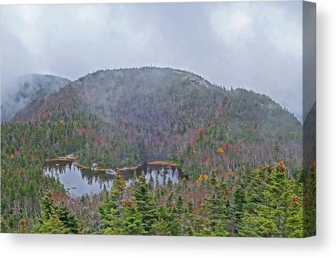 Marie Canvas Print featuring the photograph Overlooking Marie Louise Lake Adirondacks by Toby McGuire