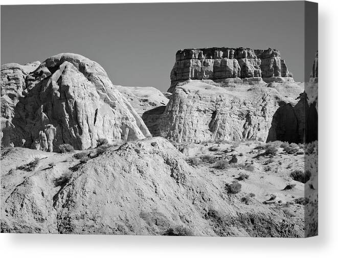 Black Canvas Print featuring the photograph Paria Utah VI by David Gordon