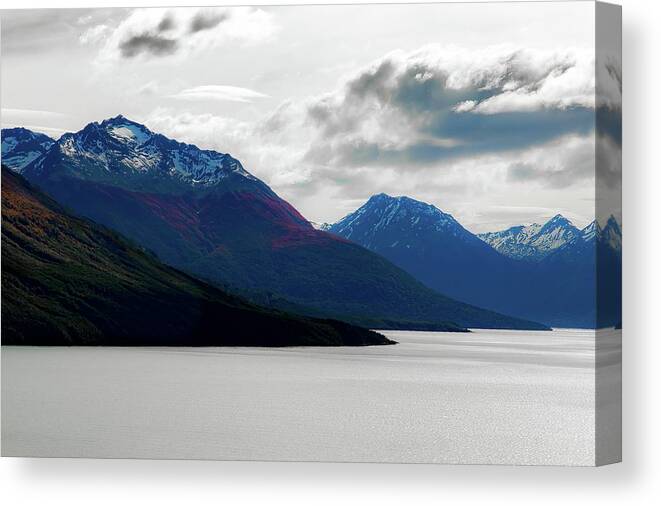 Landscape Canvas Print featuring the photograph Patagonia Contrast by Ryan Weddle