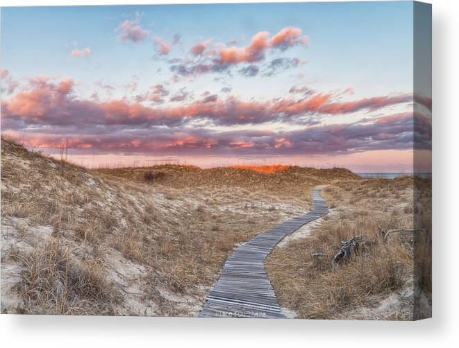 Landscape Canvas Print featuring the photograph Pathway to Heaven by Russell Pugh