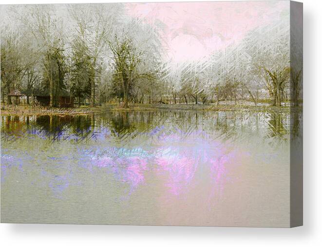 Landscape Canvas Print featuring the photograph Peaceful Serenity by Julie Lueders 