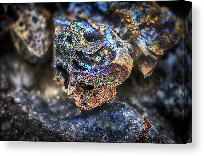 Volcanic Rock Canvas Print featuring the photograph Pele's Surprise by Susan Rissi Tregoning