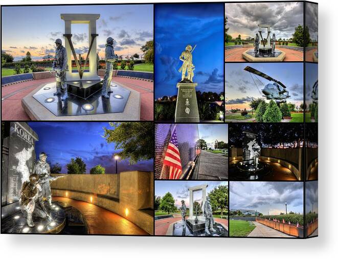  Canvas Print featuring the photograph Pensacola Veterans Park by JC Findley