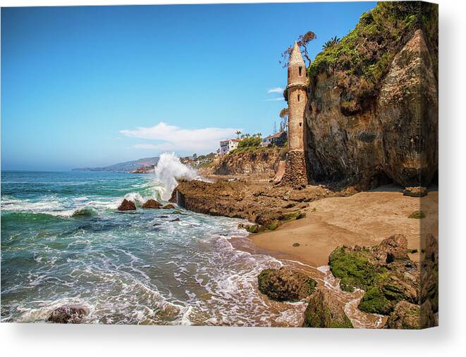 Pirates Tower Canvas Print featuring the photograph Pirates Tower by Steven Michael