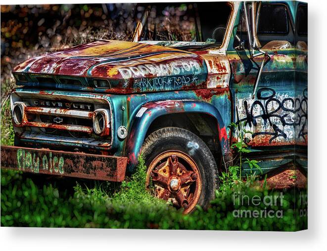 Chevrolet Canvas Print featuring the photograph Play Nice by Doug Sturgess