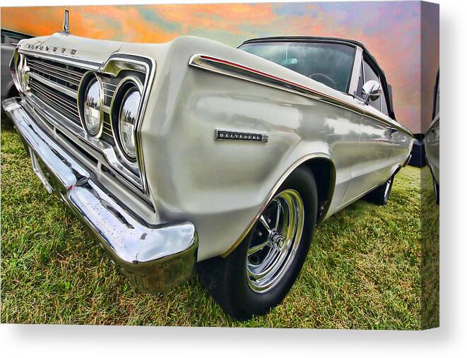 1967 Canvas Print featuring the photograph Plymouth Belvedere II by Gordon Dean II