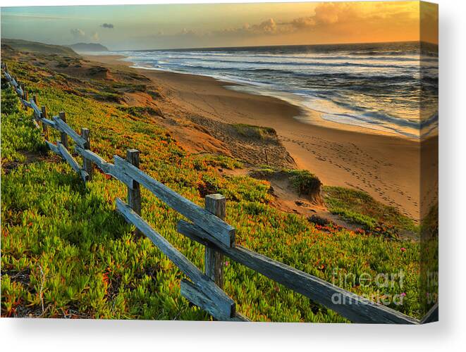 Point Reyes Canvas Print featuring the photograph Point Reyes Paradise by Adam Jewell