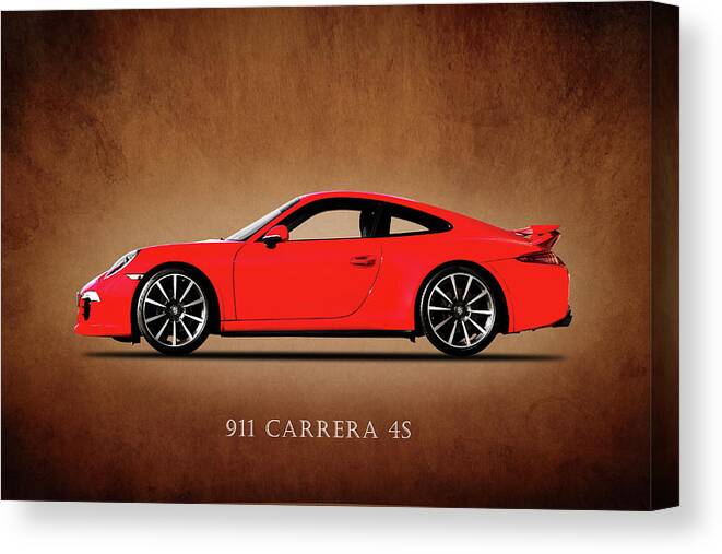 Porsche 911 Carrera 4s Canvas Print featuring the photograph Porsche 911 Carrera 4S by Mark Rogan