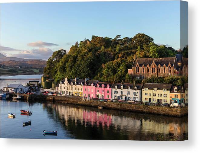 Portree Canvas Print featuring the photograph Portree - Isle of Skye by Joana Kruse