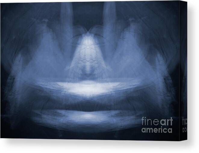 Spirit Being Canvas Print featuring the photograph PrayerBowl2 by Mary Kobet
