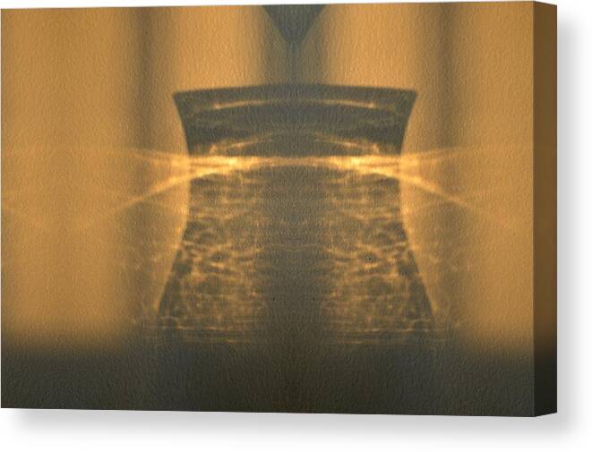 Abstract Canvas Print featuring the photograph Projection On The Wall by Lyle Crump