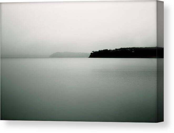 Puget Sound Blue Canvas Print featuring the photograph Puget Sound Blue by Kandy Hurley