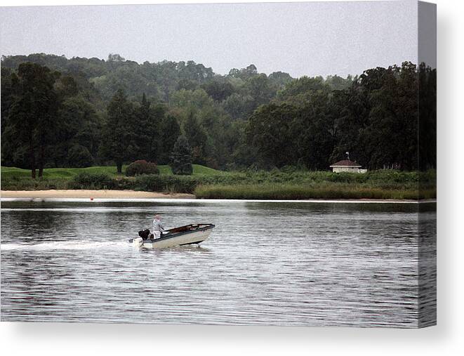 River Canvas Print featuring the photograph Quiet River by Mary Haber