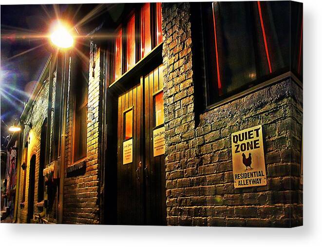 Asheville Canvas Print featuring the photograph Quiet Zone by Jessica Brawley