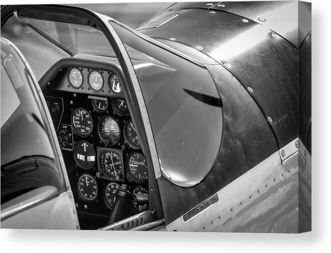 Mustang Canvas Print featuring the photograph Rebel's Saddle- 2017 Christopher Buff, www.Aviationbuff.com by Chris Buff