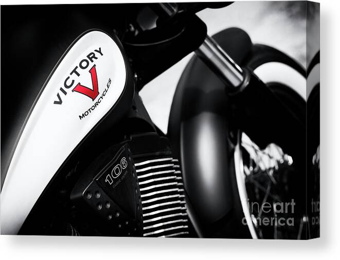 Victory Canvas Print featuring the photograph Red is for Victory by Tim Gainey
