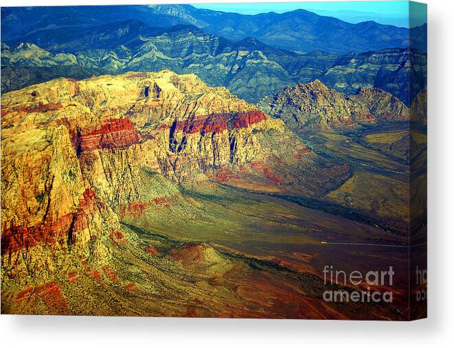Red Rock Canvas Print featuring the photograph Red Rock Canyon Nevada by James BO Insogna