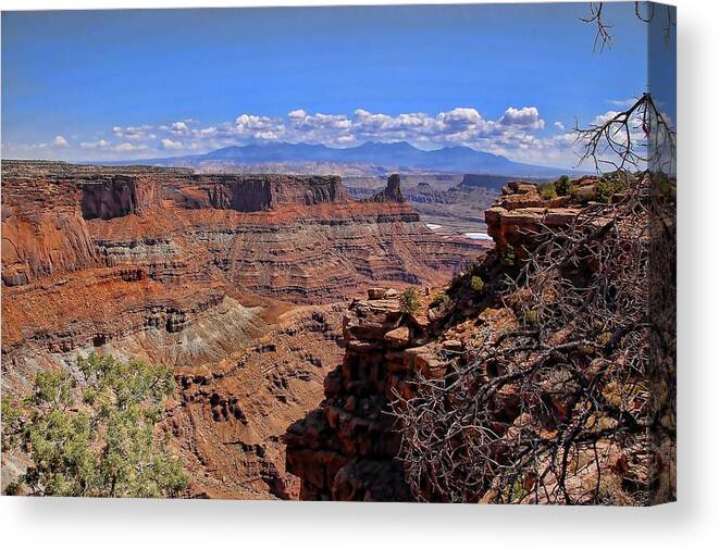 Canyonlands Canvas Print featuring the photograph Red Rock Vista 3 by Nick Roberts