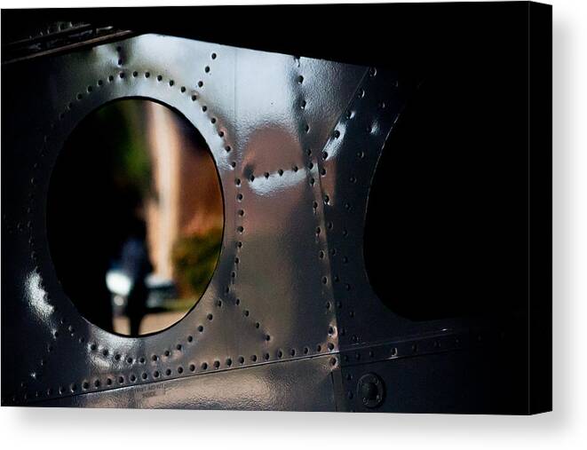 Window Canvas Print featuring the photograph Reflective View by Paul Job