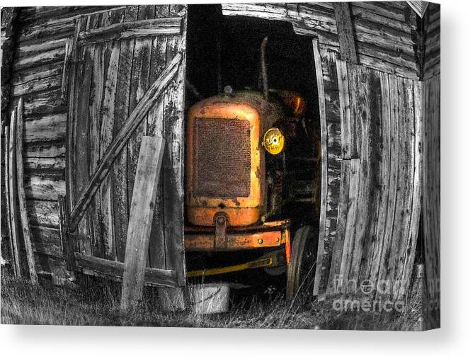 Vehicle Canvas Print featuring the photograph Relic From Past Times by Heiko Koehrer-Wagner