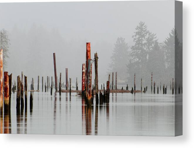Astoria Canvas Print featuring the photograph Remnants of the Day by Robert Potts