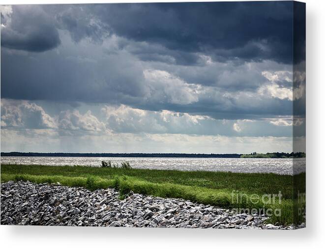 Rend Lake Canvas Print featuring the photograph Rend Lake by Andrea Silies