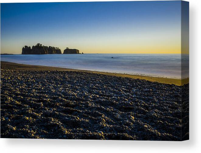 Scenery Canvas Print featuring the photograph Rialto Beach Sunset 2 by Pelo Blanco Photo