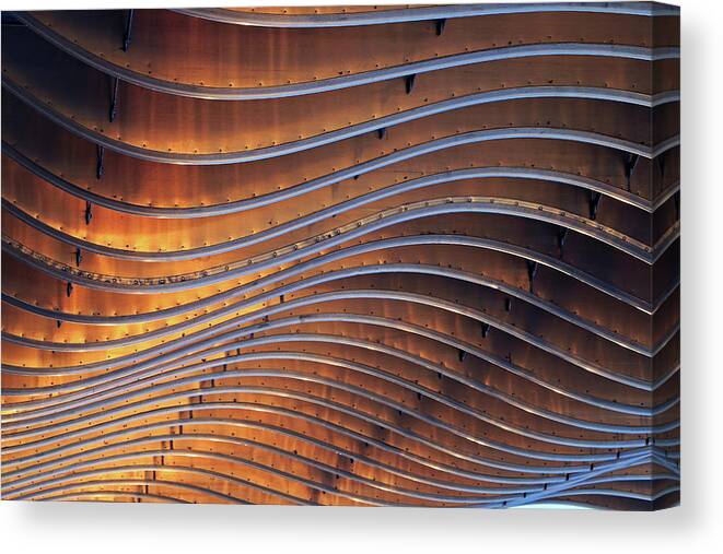 Architecture Canvas Print featuring the photograph Ribbons of Steel by Christopher McKenzie