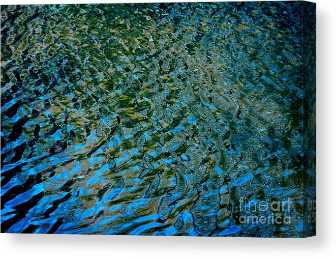 Reflection Canvas Print featuring the photograph Ripple Reflections by Karen Adams