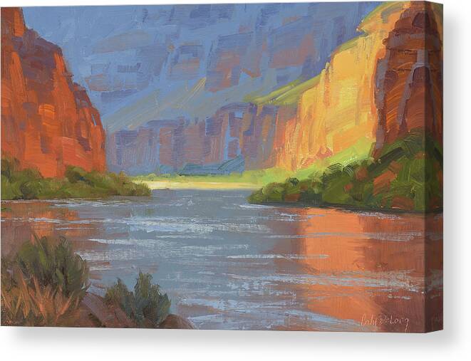 Grand Canyon Canvas Print featuring the painting Rise and Shine by Cody DeLong
