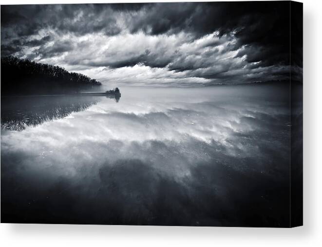 Cloudscape Canvas Print featuring the photograph River of Dreams by Neil Shapiro