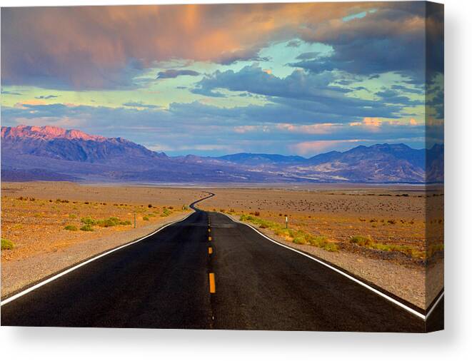 Death Canvas Print featuring the photograph Road to the dreams by Evgeny Vasenev