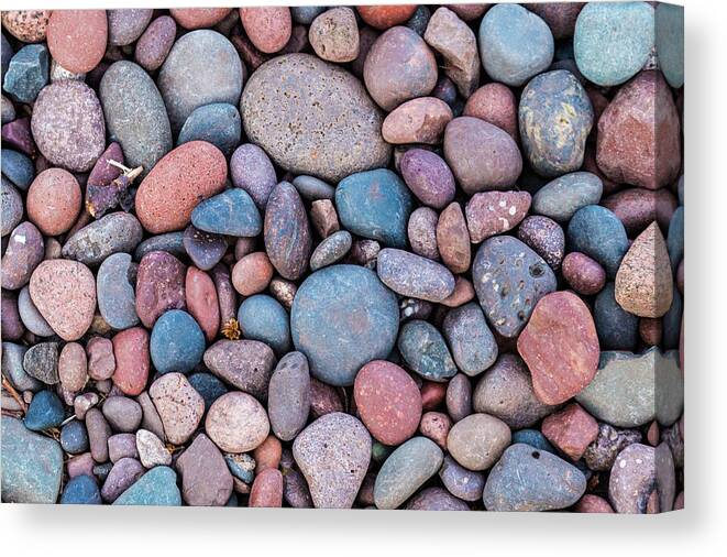Sugarloaf Cove Nature Center Canvas Print featuring the photograph Rocks at Sugarloaf Cove by Joe Kopp