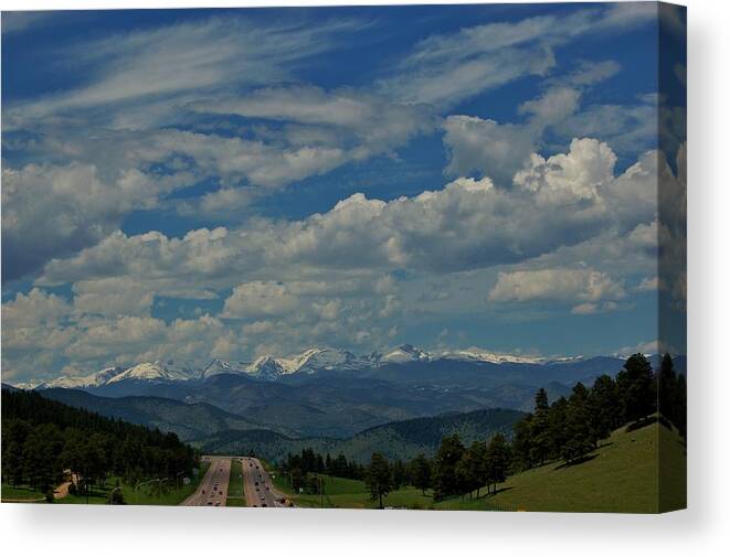 Colorado Canvas Print featuring the photograph Colorado Rocky Mountain High by Christopher James