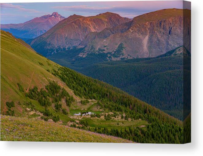 Rocky Mountain National Park Canvas Print featuring the photograph Rocky Mountain Wilderness by Darren White