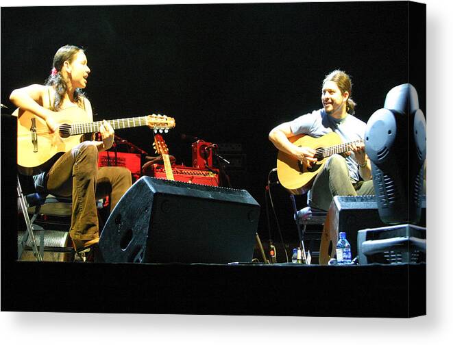 Photographer Canvas Print featuring the photograph Rodrigo Y Gabriela 18 by Jez C Self