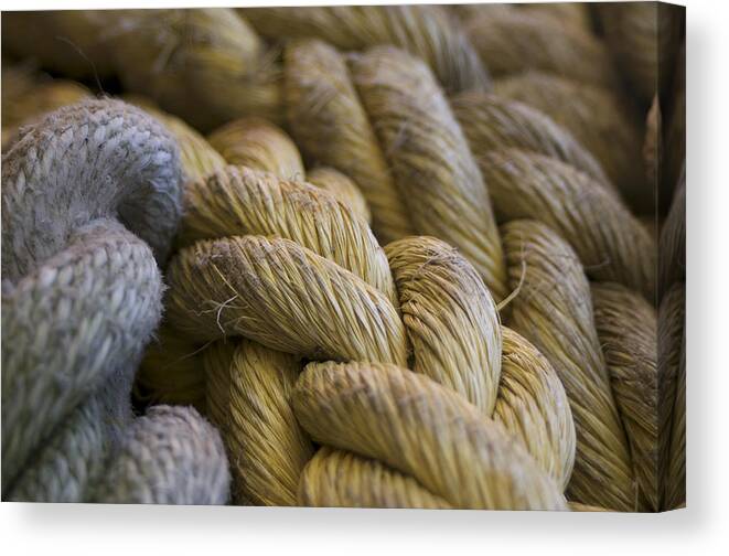 Rope Canvas Print featuring the photograph Rope by Henri Irizarri