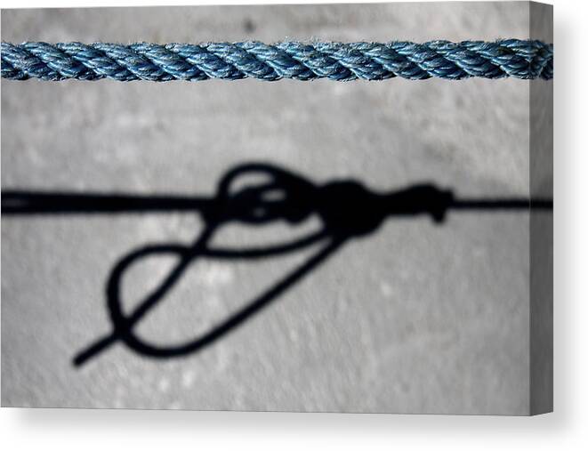 Sea Canvas Print featuring the photograph Rope's A Liar by Kreddible Trout